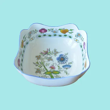 Mísa salátová čtyřhranná 18cm vysoká Nature Cibulák Český porcelán Dubí