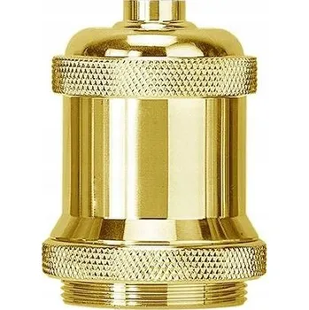 IP kamera SADA OBJÍMKA KRYT ŽÁROVKY LOFT ZLATÁ E27 S LÍMCEM