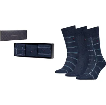 Pánské ponožky Ponožky Tommy Hilfiger 701224445 modré, velikost 43-46