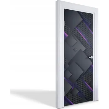 Fototapeta Ozdobná fólie na dveře skříně nebo nábytek - Futuristická abstrakce 75x205 cm