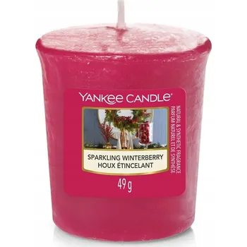 Svíčka Sójová vonná svíčka Sparkling Winterberry Yankee Candle 1 ks