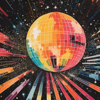 Plakát Plakát Disco hra! bez rámu 60 x 60 cm