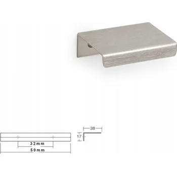 Nábytkové kování Nábytková úchytka VIEFE 0518 WAY ocel, inox 0518032L24