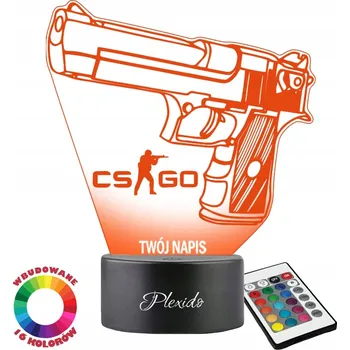 Lampička Plexido vícebarevná Noční lampa