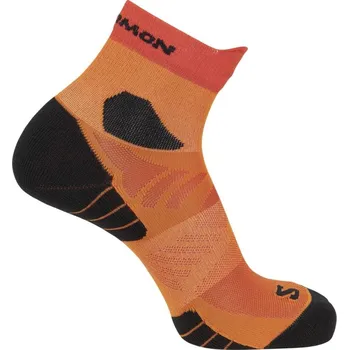 Pánské ponožky Salomon Aero Ankle LC2624700 - red/orange turmeric 36-38