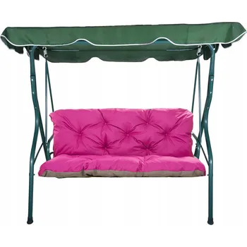 Polštář Polštář růžová na zahradní houpačku, 180x60x50