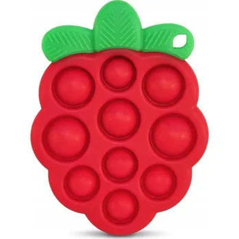 Silikonové Kousátko RazBaby Šťavnatá Malina POP IT