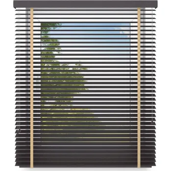 Žaluzie Dřevěné horizontální žaluzie 90 cm x 140 cm