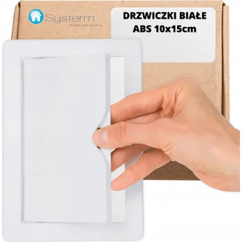 Revizní dvířka REVÍZNÍ DVÍŘKA PLASTOVÁ 10x15 BÍLÁ ABS 100x150mm revize bílá