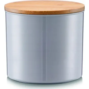Úložný box Zeller, Nádoba, PS/bambus, šedá