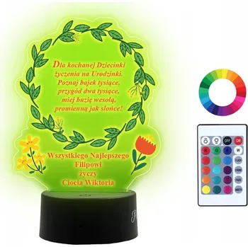 Lampička Plexido vícebarevná Noční lampa