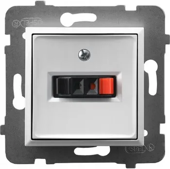 Elektrická zásuvka Nástěnná zásuvka LED-ONE bílá