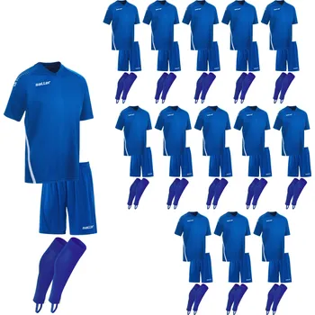 Saller BOLOGNA - Set 14 kompletů BARVA: 110 modrá-bílá, Velikost: M Špičkový fotbalový set s možností kombinace velikostí