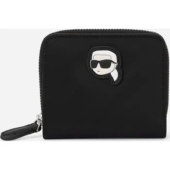 Peněženka PENĚŽENKA KARL LAGERFELD IKON NYLON MD BFD WLLT BLACK