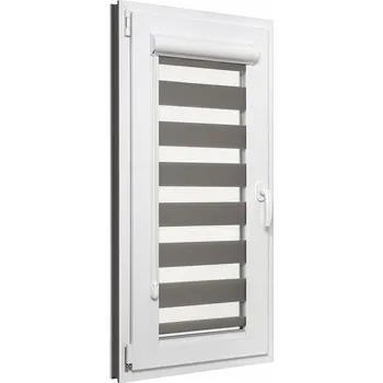 Roleta ROLETY DEN A NOC V KAZETĚ S VODICÍMI LIŠTAMI 57X130 ZEBRA 25 BAREV LÁTKY