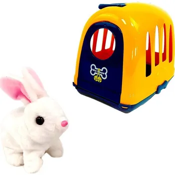 plyšák Bavytoy Králík s přepravkou