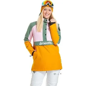 Meatfly dámská SNB & SKI bunda Aiko Pastel Pink / Sunflower | Žlutá | Velikost S