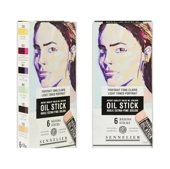 Výtvárné potřeby Sennelier oil stick sada 6ks – Light tones portrait (Sennelier oil stick sada 6ks – Light tones portrait)