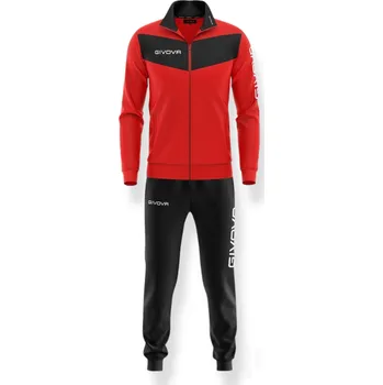 Souprava GIVOVA VISA, barva 1210 červená - černá, velikost M