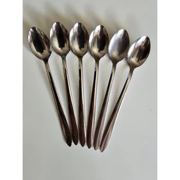 Příbor Lžičky na kávu latte dlouhé, na dezerty, koktejlové, 19 Cm