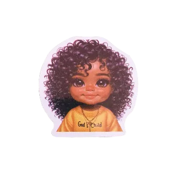 samolepka Samolepky - dívčí graffiti IV (sada 5 ks)