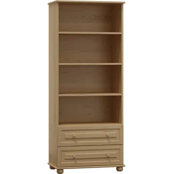 Knihovna Nabytek-dreveny.cz Dřevěná knihovna MB 67 borovice masiv 60x190x42 cm Barevné provedení: Přírodní lakovaná