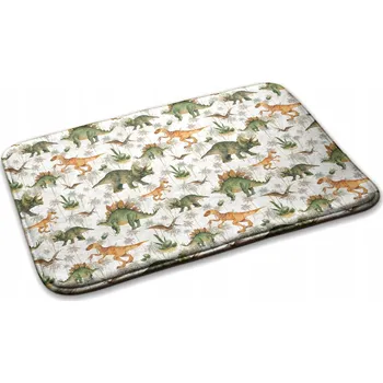 Koberec Koberec/předložka do dětského pokoje Dinosauři a rostliny 90x60 cm