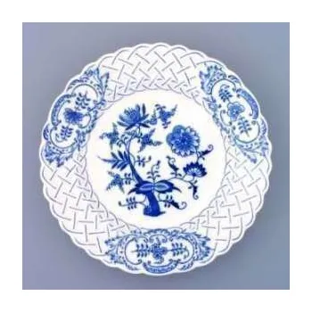 Jednorázové nádobí Cibulák Talíř reliéfní 24cm Originální cibulák Dubí 2. jakost