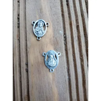 Materiál na výrobu šperku Madonka oválná 18 x 15, starostříbrná