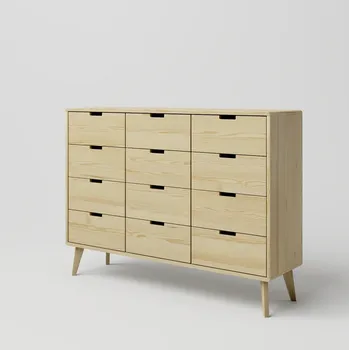 Komoda Nabytek-dreveny.cz Moderní dřevěná komoda DT SCANDIA 19 borovice masiv Barevné provedení: Surové dřevo - bez povrchové úpravy