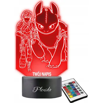 Lampička Plexido vícebarevná Noční lampa