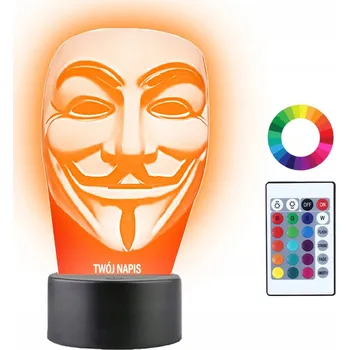 Lampička Noční lampa Plexido vícebarevná