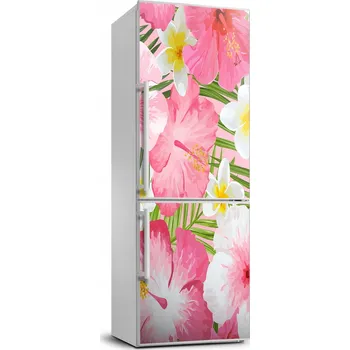 Fototapeta Samolepící dýha na ledničku Tropické květiny