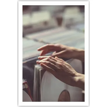 Obraz Obraz plakát do obýváku ložnice 61x91 hudební deska na zeď bez rámu