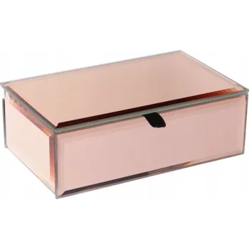 Šperkovnice Šperkovnice na bižuterii Intesi růžová 16x9,5x5,5 cm