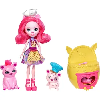 Panenka Mattel Enchantimals Pečení s kamarády panenka