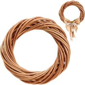 Věnec KADAX VĚNEC Z PROUTÍ 30 CM DEKORACE PROUTĚNÝ VĚNEC