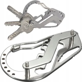 ORGANIZÉR KARABINA PŘÍVĚSEK NA KLÍČE NA KLÍČE MULTITOOL