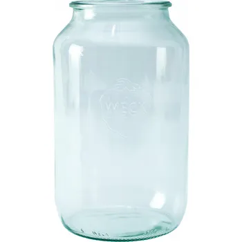 Sklenice Zavařovací Sklenice válcová ZYLINDER bez víčka 3000 ml balení 4 ks / WECK