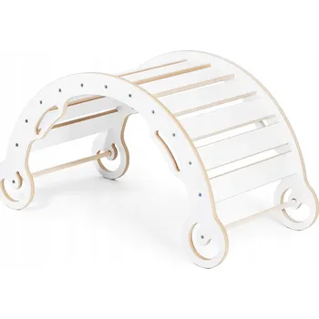 Dětská houpačka Houpačka Montessori pro děti - LEO L BÍLÁ