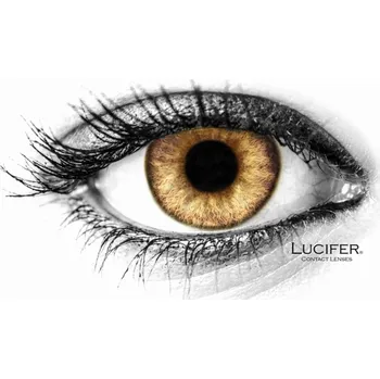 Kontaktní čočky Lucifer Barevné čočky - nedioptrické - Jolie Brown (2 čočky)