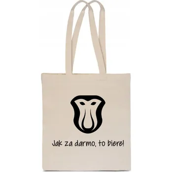 Nákupní taška Nákupní taška PoStar béžová bavlna