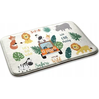 Koberec Dětská hrací podložka / koberec Junior do dětského pokoje - Safari zvířata