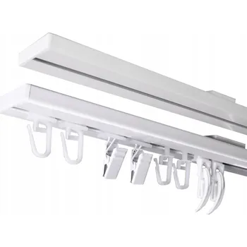 Garnýž Garnýž Jednotlivá hliníková stropní lišta DUO 160 cm