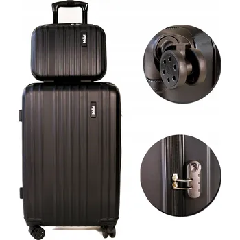 Mapi Kufr tvrdý sada ABS Mapi 35L Černá + Kufřík 13 l