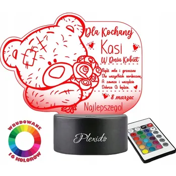 Lampička Plexido vícebarevná Noční lampa