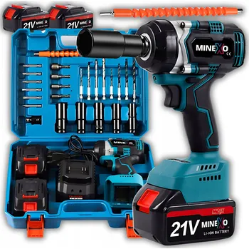 Aku rázový utahovák Minexo 21 V 400 Nm 1/2" bezkartáčový motor