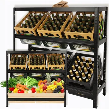 Dílenský regál Kovový regál Wamar-Sosenka 3 police 106x110x35 cm max. nosnost 175 kg