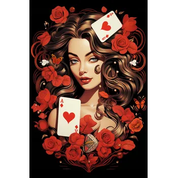 Plakát Plakát Růžový Hazard bez rámu 61 x 91,5 cm