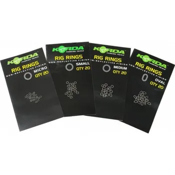 Korda Kroužky Rig Rings 20ks Varianta: X Small
